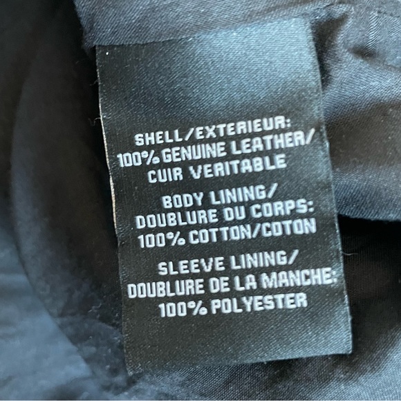 7 For All Mankind Genuine Leather Moto Jacket - Picture 7 of 7